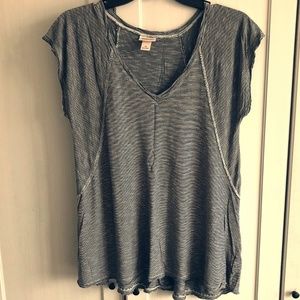 MOSSIMO Striped V-Neck Tee